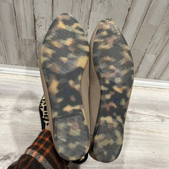 Rothy’s The Almond Demi Flats in Portobello Tan Knit Mules Women’s Size 13 - Picture 5 of 5